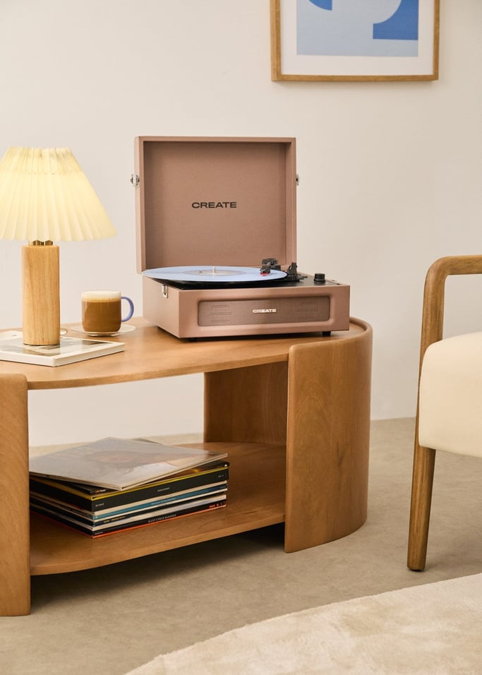 RECORD PLAYER RETRO - Giradischi retrò con Bluetooth, USB, SD, MicroSD e MP3, Immagine di galleria 1