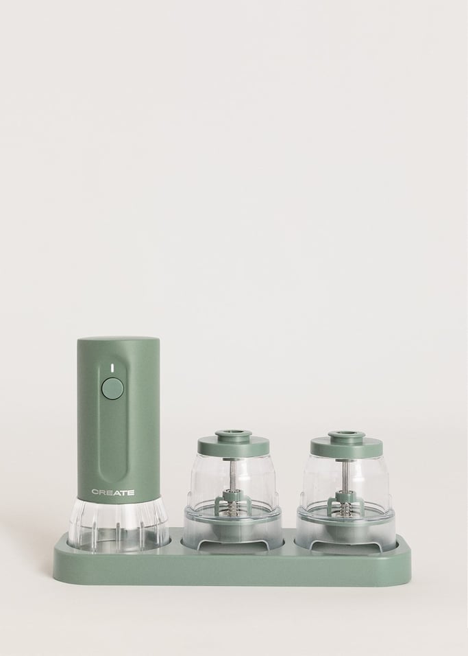 SPICE GRINDER STUDIO PRO - Macina spezie elettrico con contenitori intercambiabili, Immagine di galleria 5