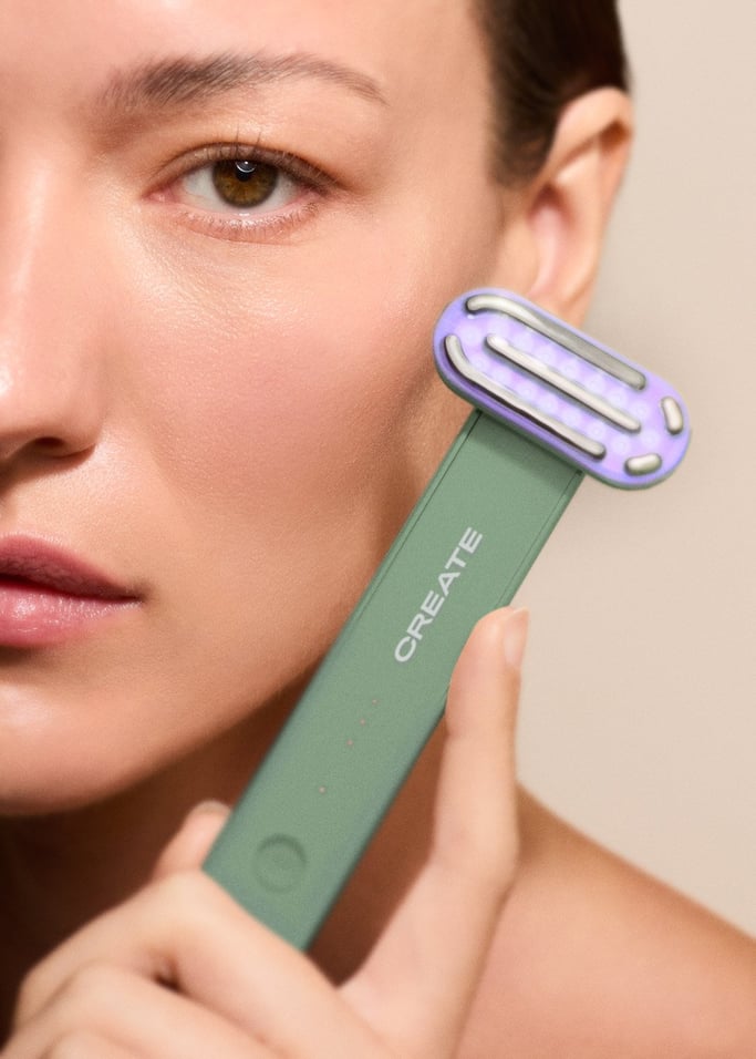 SKINCARE LED WAND 4 in 1 - Bacchetta facciale LED 4 in 1 con tecnologia EMS, Immagine di galleria 2