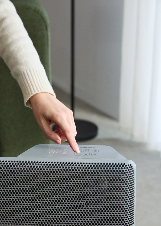 WARM TEXTILE INVERTER - Convettore Inverter da parete o da pavimento con WiFi 1500W / 2000W, Immagine di galleria 2