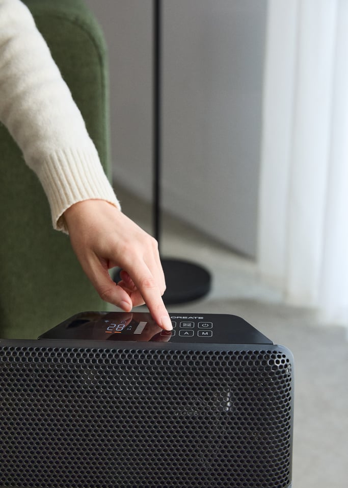 WARM TEXTILE INVERTER - Convettore Inverter da parete o da pavimento con WiFi 1500W / 2000W, Immagine di galleria 2