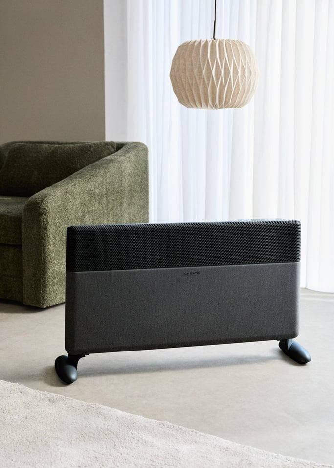 WARM TEXTILE INVERTER - Convettore Inverter da parete o da pavimento con WiFi 1500W / 2000W, Immagine di galleria 1