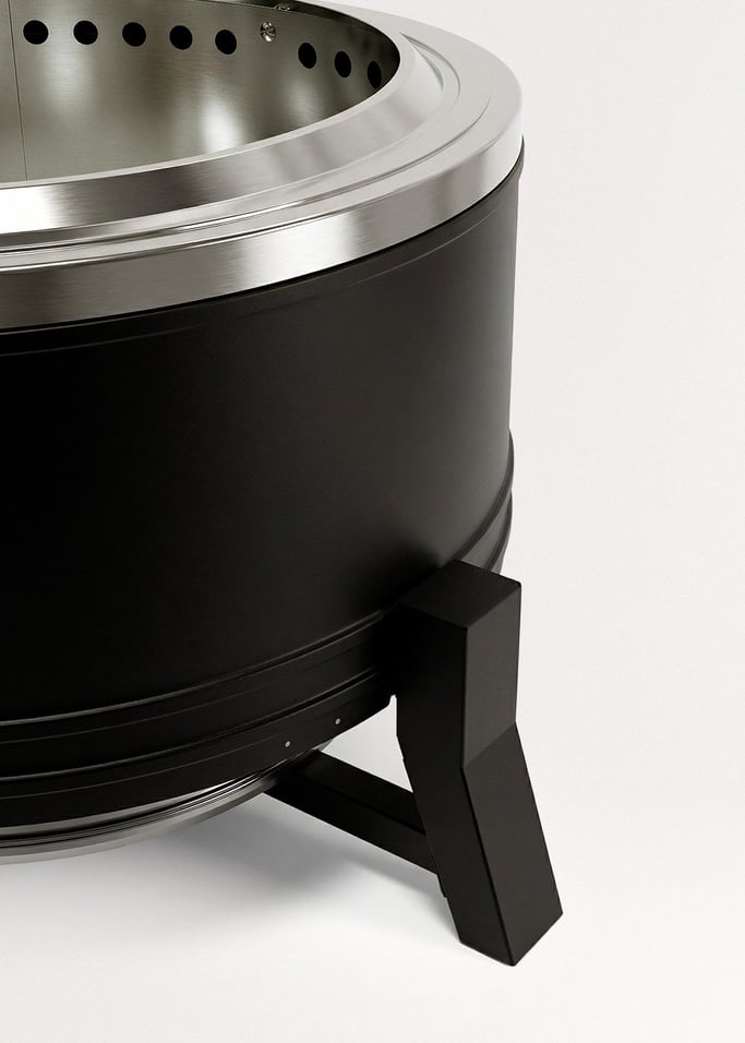 FIRE PIT ROUND - Braseiro a pellets para exterior de 12 kW sem fumo, Immagine di galleria 4