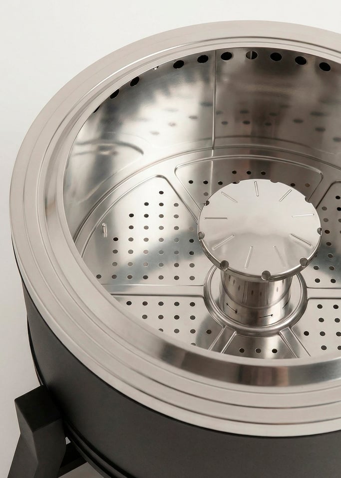 FIRE PIT ROUND - Braseiro a pellets para exterior de 12 kW sem fumo, Immagine di galleria 7