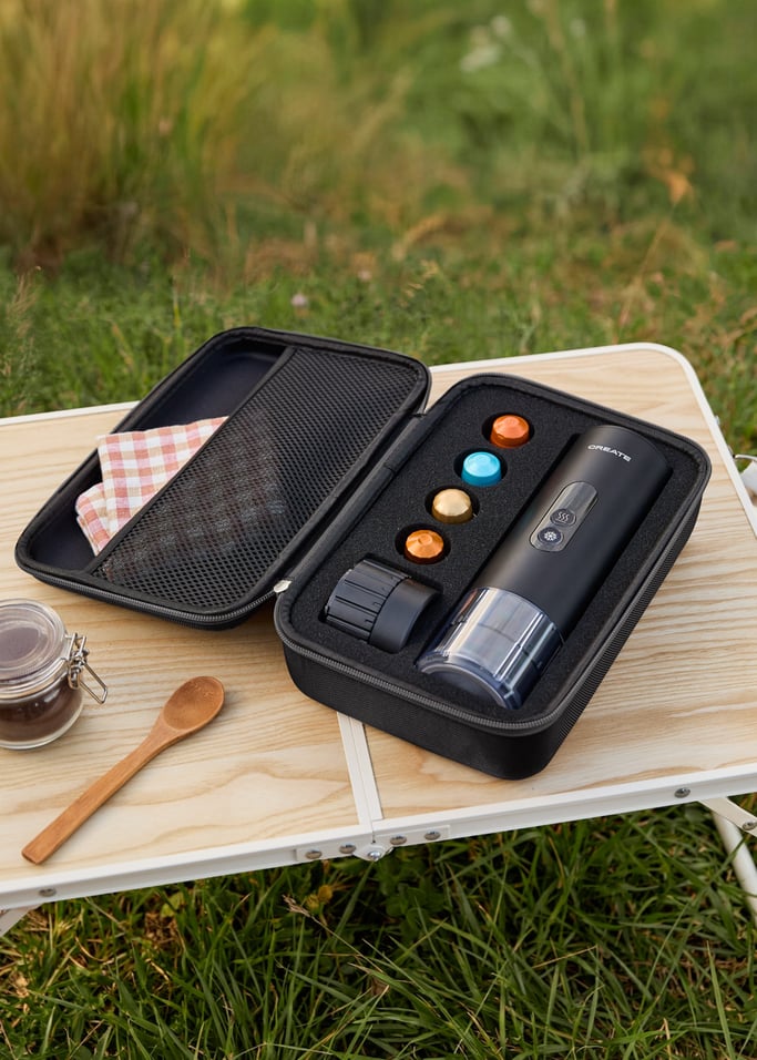 THERA MOVE - Macchina da caffè espresso portatile 15 bar per capsule e caffè macinato, Immagine di galleria 2