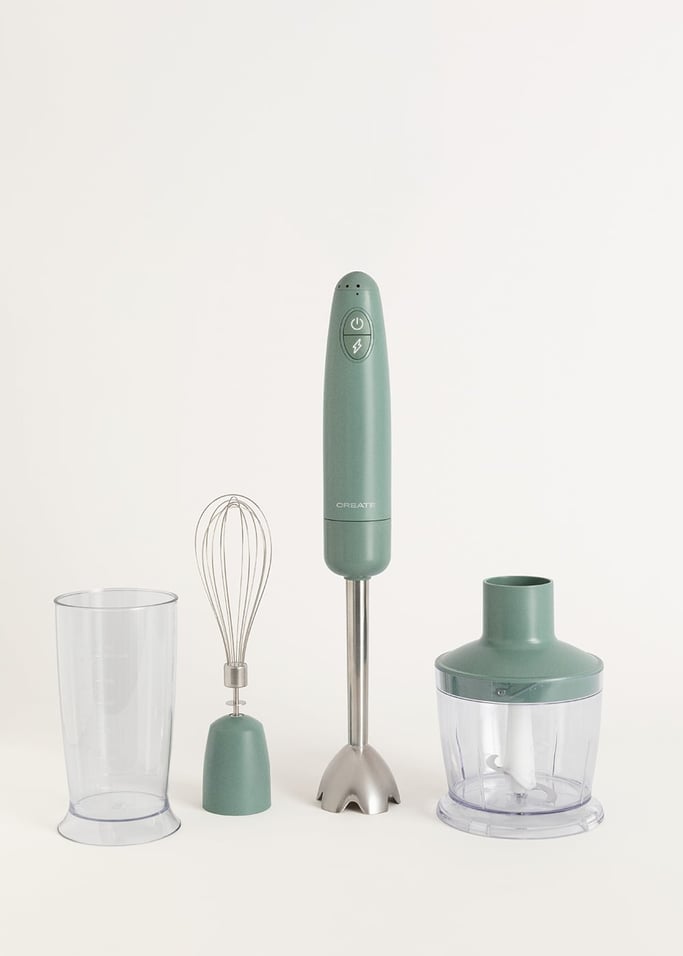 FULLMIX RETRO - Frullatore a immersione multifunzione da 1000W con accessori, Immagine di galleria 5