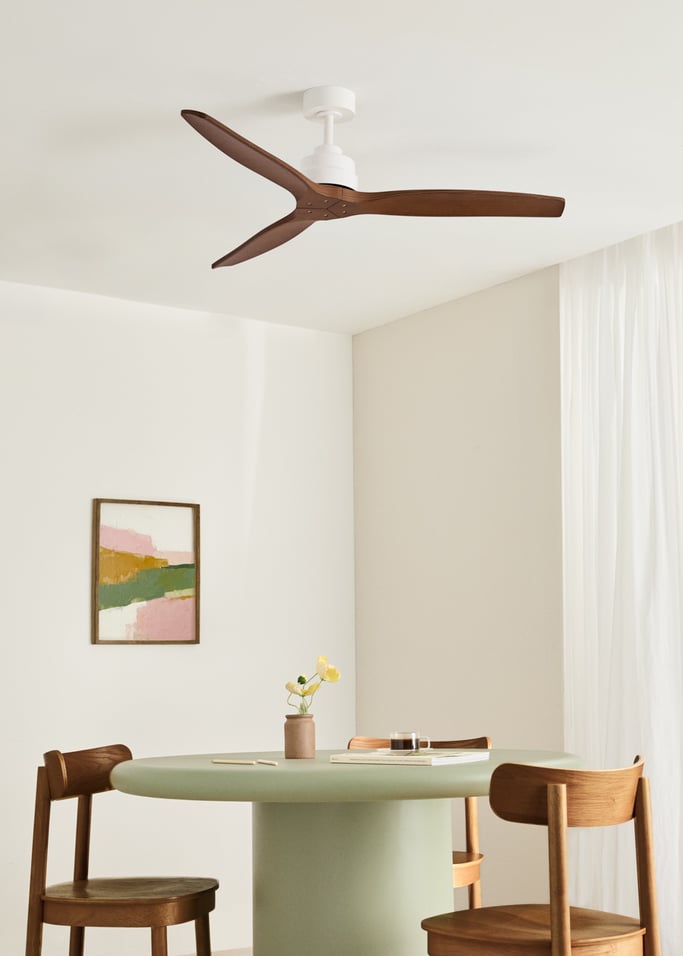 WIND STYLANCE - Ventilatore da soffitto silenzioso da 40 W con pale in ABS tecnico, disponibile in varie dimensioni, Immagine di galleria 1