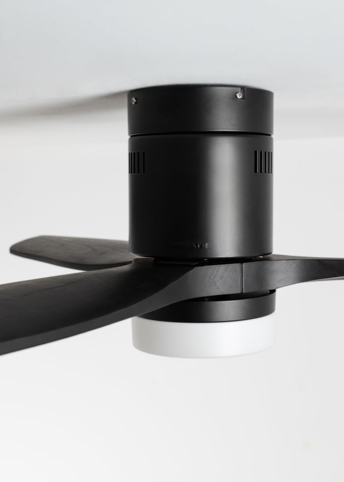 WIND CALM NATURAL WOOD - Ventilatore da soffitto 40W silenzioso 100% legno, Immagine di galleria 5