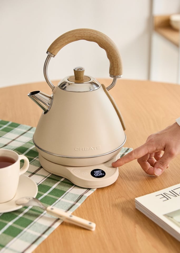 KETTLE RETRO PRO - Bollitore elettrico da 1 L con controllo della temperatura, Immagine di galleria 3