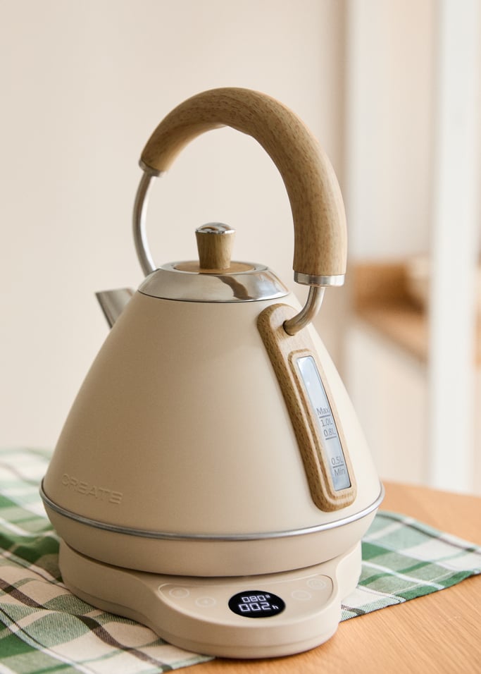 KETTLE RETRO PRO - Bollitore elettrico da 1 L con controllo della temperatura, Immagine di galleria 4