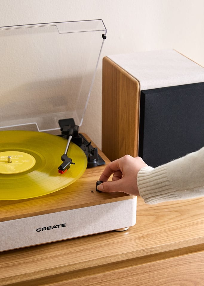 RECORD PLAYER PRO - Giradischi con 2 altoparlanti esterni, Bluetooth e uscita RCA, Immagine di galleria 4