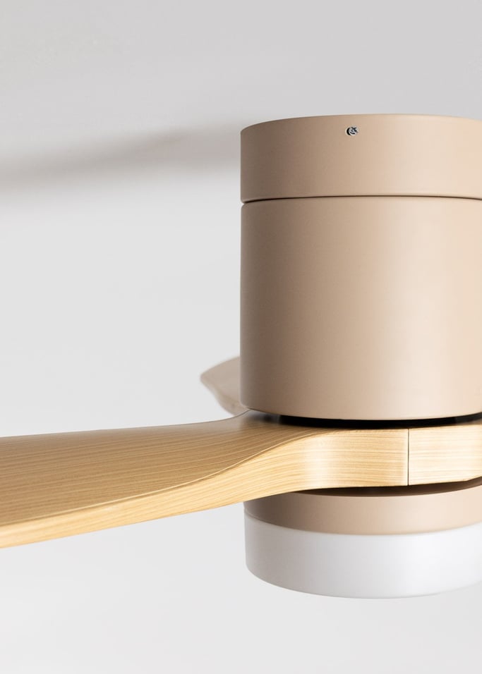 WIND CALM - Ventilatore da soffitto silenzioso da 40W con pale tecniche in ABS di varie dimensioni, Immagine di galleria 5