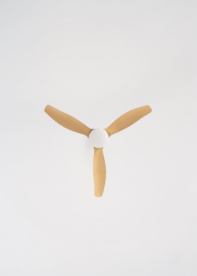 WIND CALM - Ventilatore da soffitto silenzioso da 40W con pale tecniche in ABS di varie dimensioni, Immagine di galleria 6