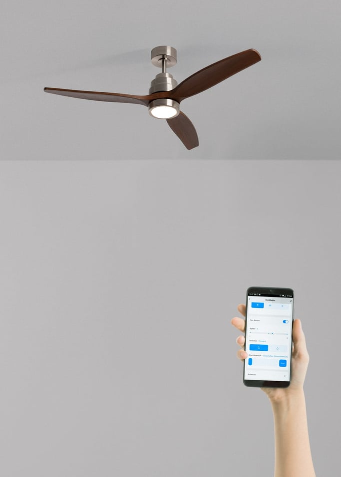 WIND STYLANCE - Ventilatore da soffitto silenzioso da 40 W con pale in ABS tecnico, disponibile in varie dimensioni, Immagine di galleria 2