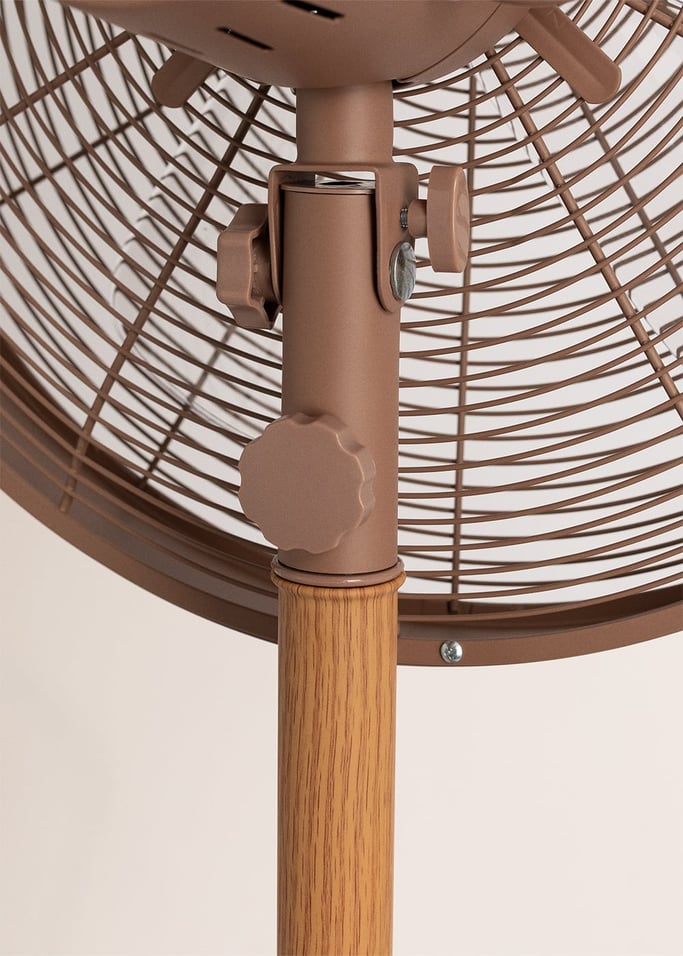 AIR STAND WOOD - Ventilatore oscillante a piantana 50W in stile retrò, Immagine di galleria 11