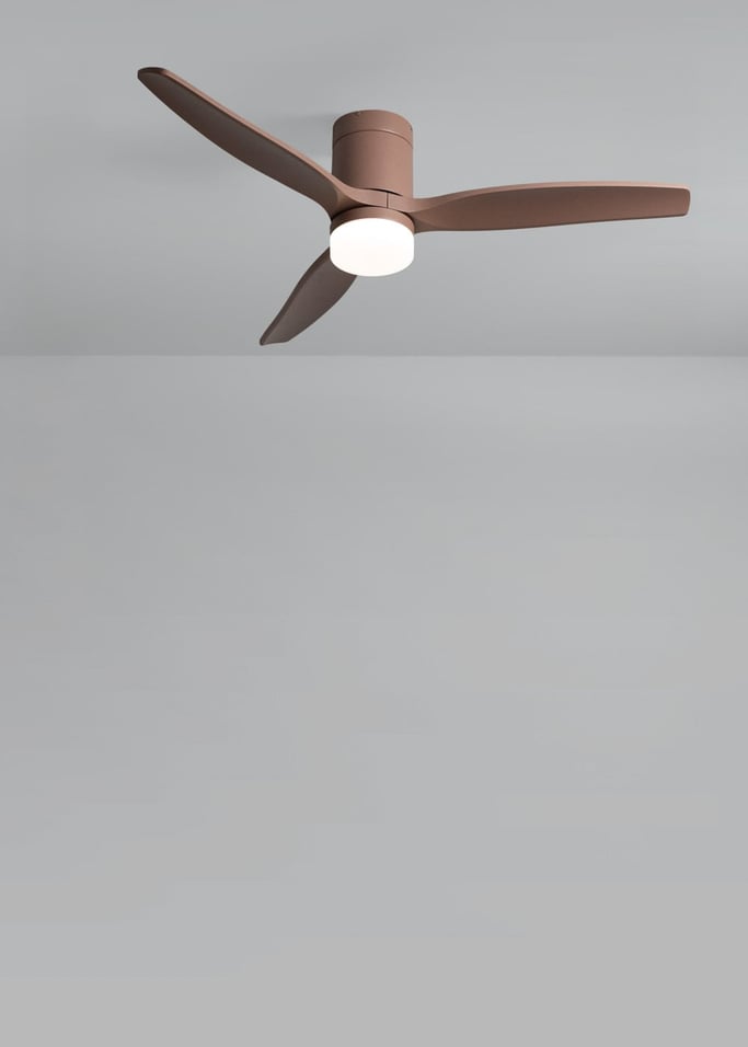 WIND CALM - Ventilatore da soffitto silenzioso da 40W con pale tecniche in ABS di varie dimensioni, Immagine di galleria 2