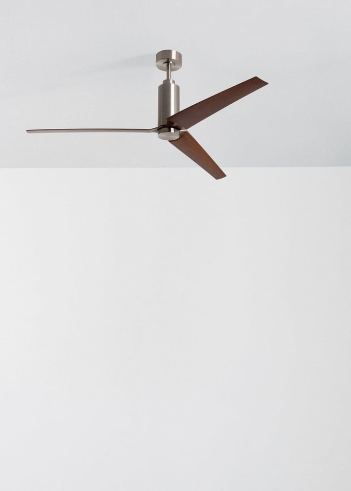 WIND FORMA - Ventilatore da soffitto silenzioso 45 W Ø152 cm con luce ambientale opzionale, Immagine di galleria 2