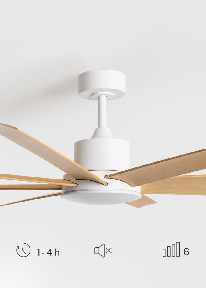 WIND INDUSTRIAL - Ventilatore da soffitto 40W silenzioso  disponibile in varie dimensioni, Immagine di galleria 5