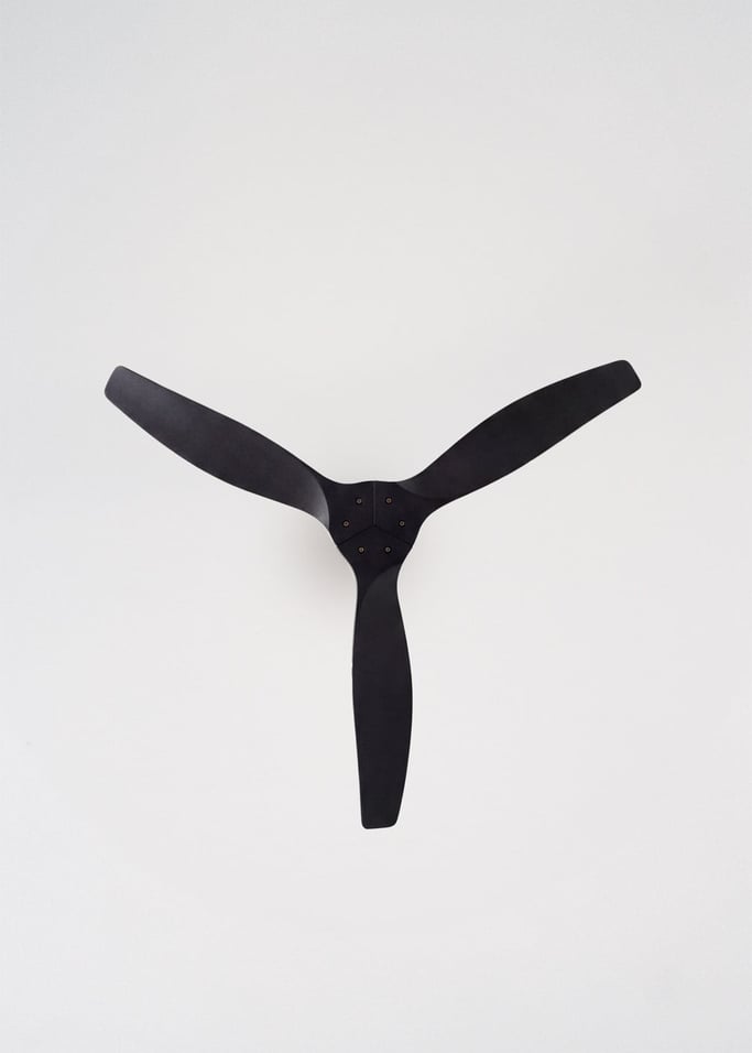 WIND CALM NATURAL WOOD - Ventilatore da soffitto 40W silenzioso 100% legno, Immagine di galleria 5