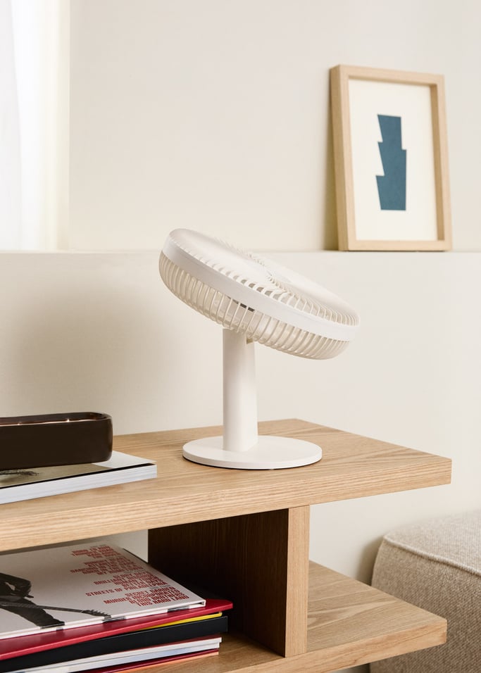 AIR DUAL COMPACT - Ventilatore da tavolo e parete ricaricabile 10 W, Immagine di galleria 2