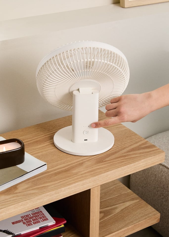 AIR DUAL COMPACT - Ventilatore da tavolo e parete ricaricabile 10 W, Immagine di galleria 4