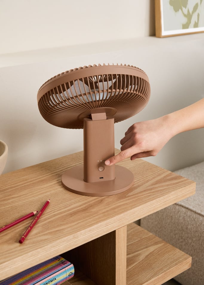 AIR DUAL COMPACT - Ventilatore da tavolo e parete ricaricabile 10 W, Immagine di galleria 4