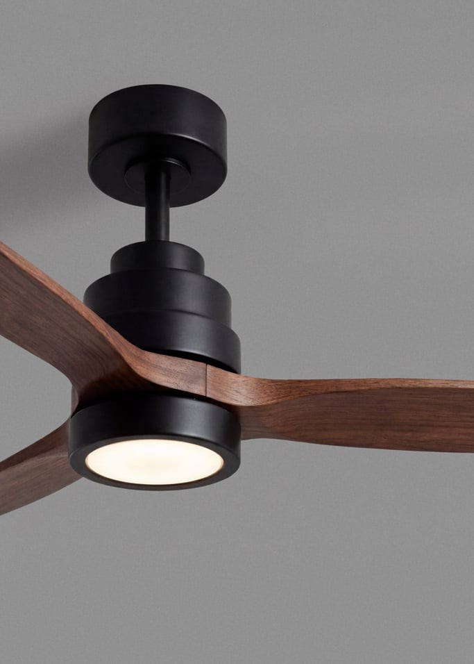 WIND STYLANCE NATURAL WOOD - Ventilatore da soffitto 40W silenzioso 100% legno varie dimensioni, Immagine di galleria 5