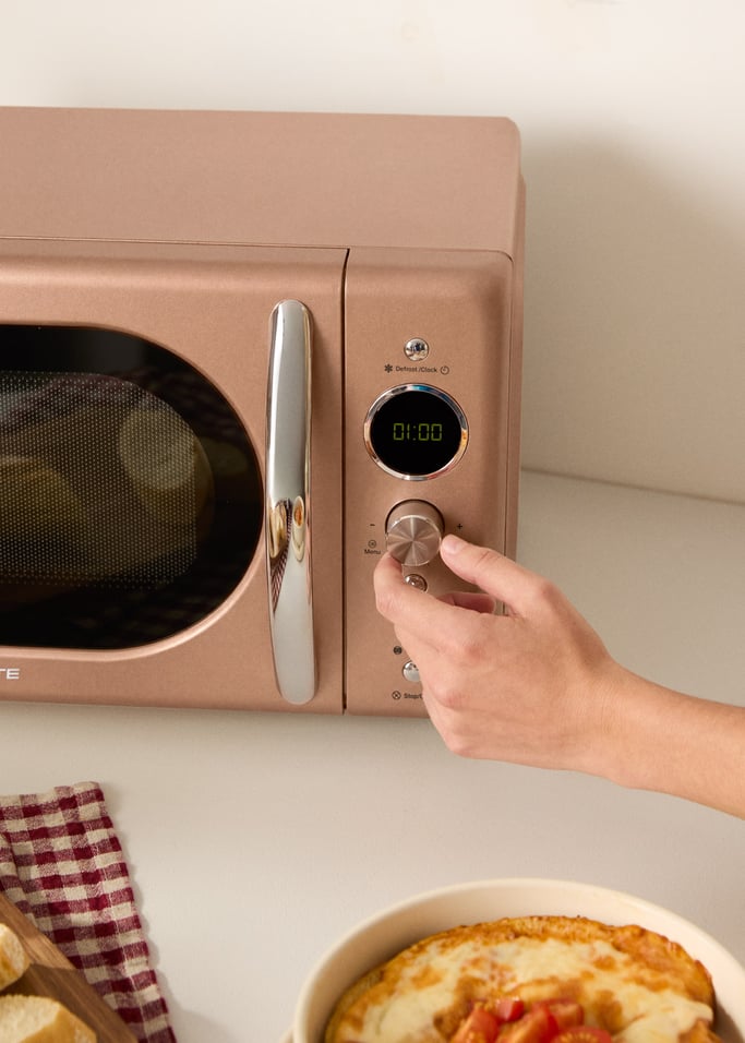 MICROWAVE RETRO - Forno a microonde 20 L con grill digitale 900 W, Immagine di galleria 4