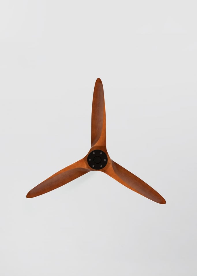WIND CENTURY - Ventilatore da soffitto 40W silenzioso Ø152 cm 100% legno, Immagine di galleria 6