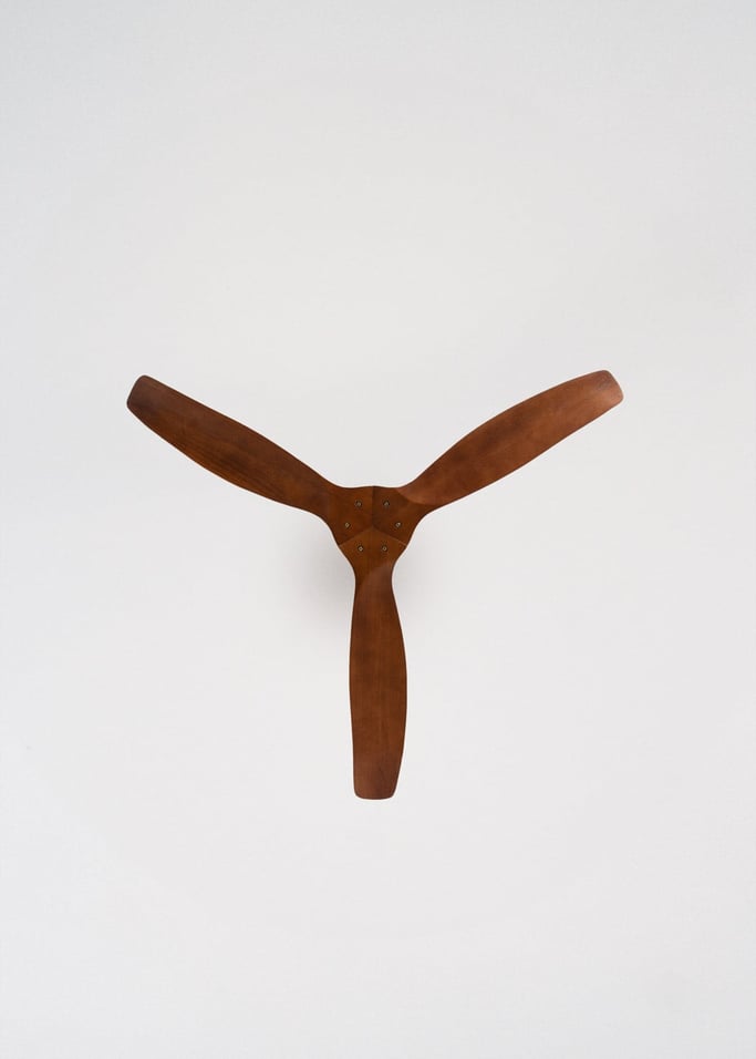 WIND CALM NATURAL WOOD - Ventilatore da soffitto 40W silenzioso 100% legno, Immagine di galleria 6