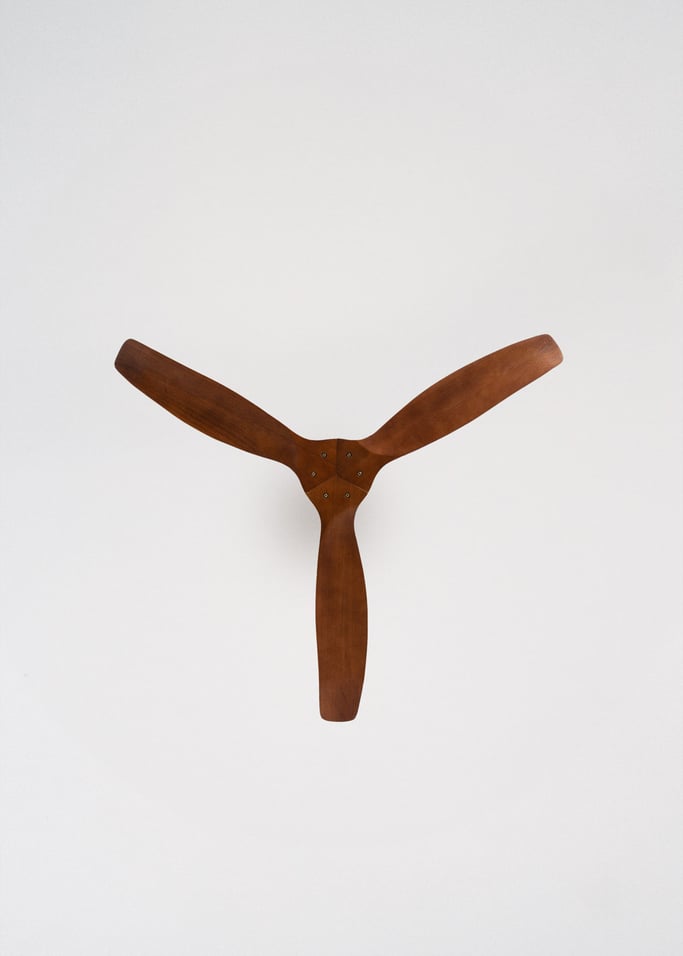 WIND CALM NATURAL WOOD - Ventilatore da soffitto 40W silenzioso 100% legno, Immagine di galleria 6