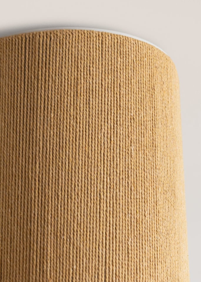 WIND CALM CUSTOM WOVEN - Ventilatore da soffitto silenzioso 40W Ø132 cm in legno 100% con luce LED, Immagine di galleria 4
