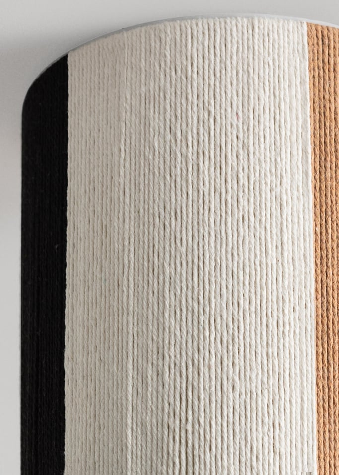 WIND CALM CUSTOM WOVEN - Ventilatore da soffitto silenzioso 40W Ø132 cm in legno 100% con luce LED, Immagine di galleria 7