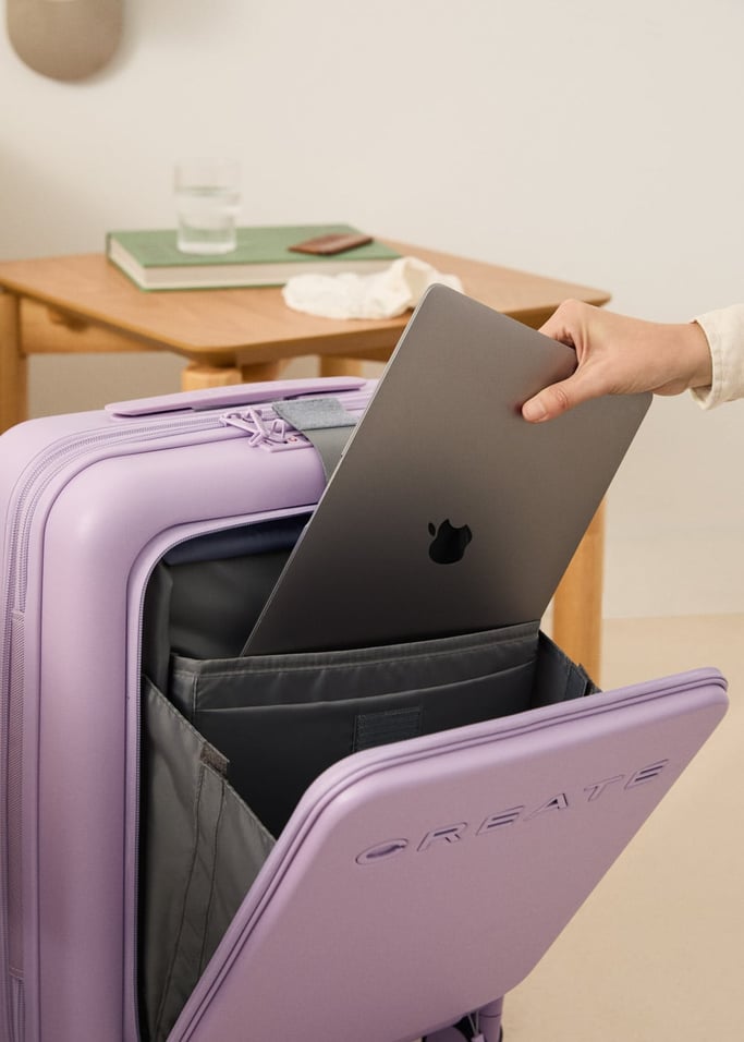 LUGGAGE STUDIO POCKET - Valigia rigida espandibile in policarbonato adatta alle compagnie Low Cost con lucchetto TSA, Immagine di galleria 2