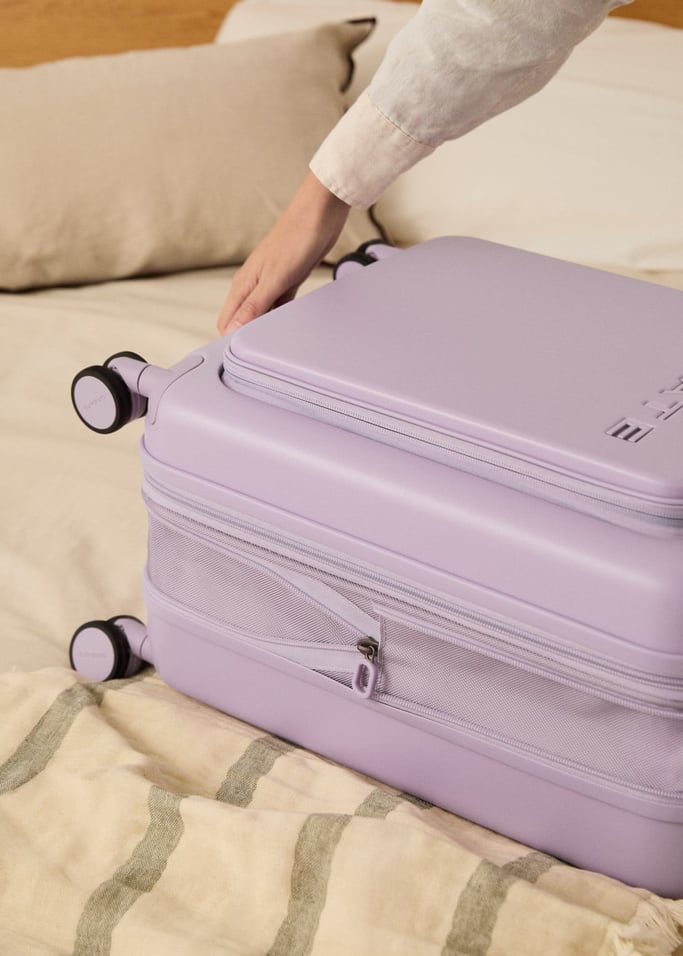 LUGGAGE STUDIO POCKET - Valigia rigida espandibile in policarbonato adatta alle compagnie Low Cost con lucchetto TSA, Immagine di galleria 4