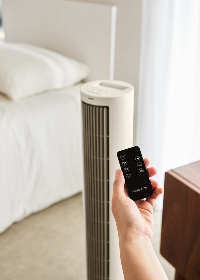 AIR TOWER LARGE - Ventilatore a torre oscillante 60W e 100 cm di altezza, Immagine di galleria 3