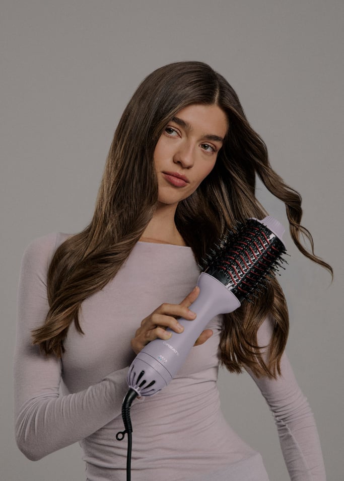 CERAMIC LED VOLUME STYLER - Spazzola volumizzante con doppio trattamento LED, Immagine di galleria 3