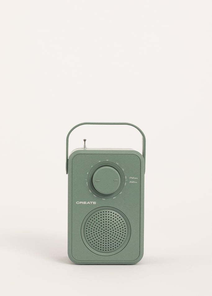 RADIO SPEAKER STUDIO - Radio portatile AM/FM 5 W con altoparlante integrato, Immagine di galleria 7