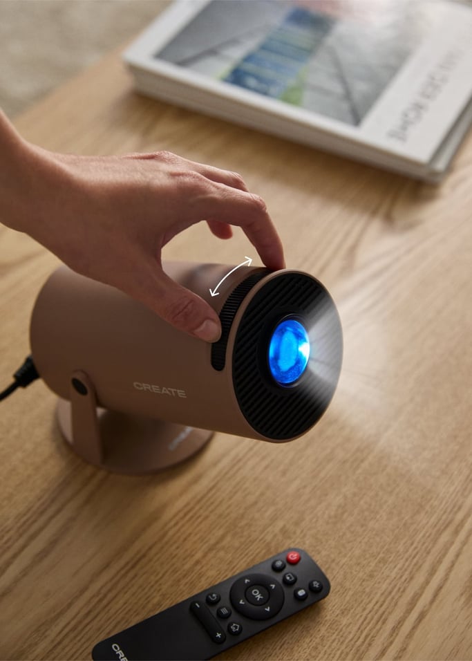 PROJECTOR STUDIO COMPACT - Proiettore Smart HD con Wi-Fi, Bluetooth e rotazione a 180º, Immagine di galleria 7