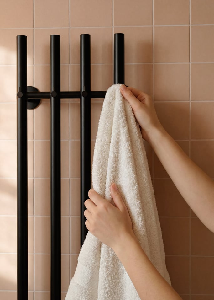 WARM TOWEL TUBE - Scaldasalviette elettrico 60W, 120W, 240W, Immagine di galleria 2