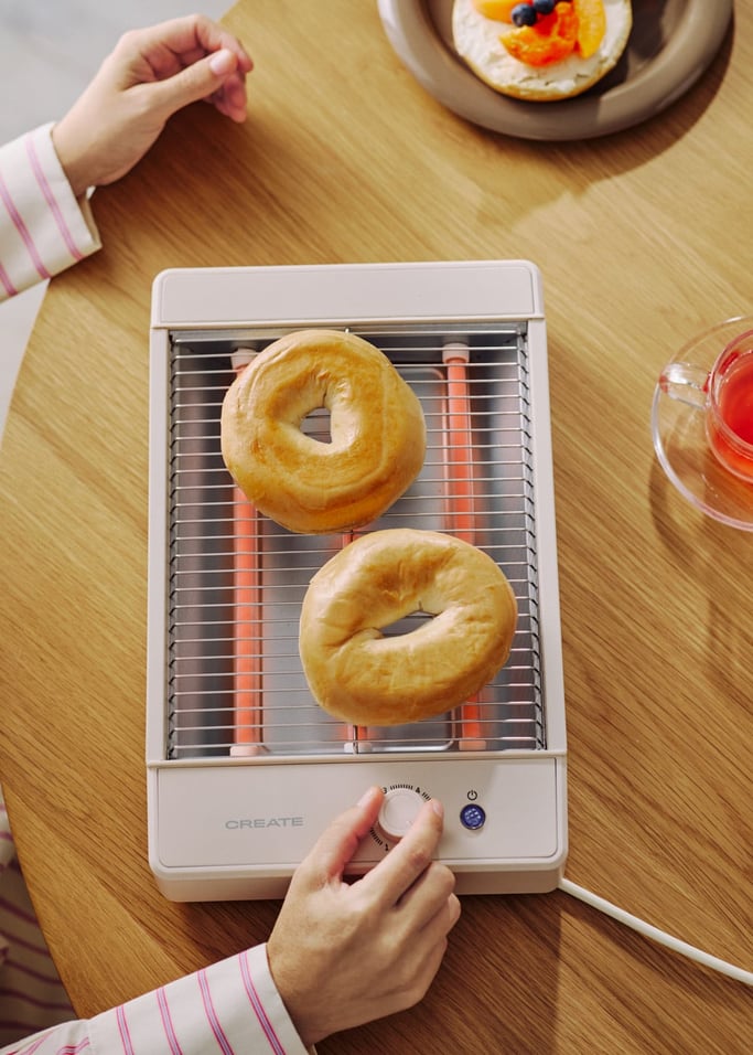 TOAST STUDIO FLAT - Tostapane orizzontale in acciaio inox con 3 resistenze, Immagine di galleria 1