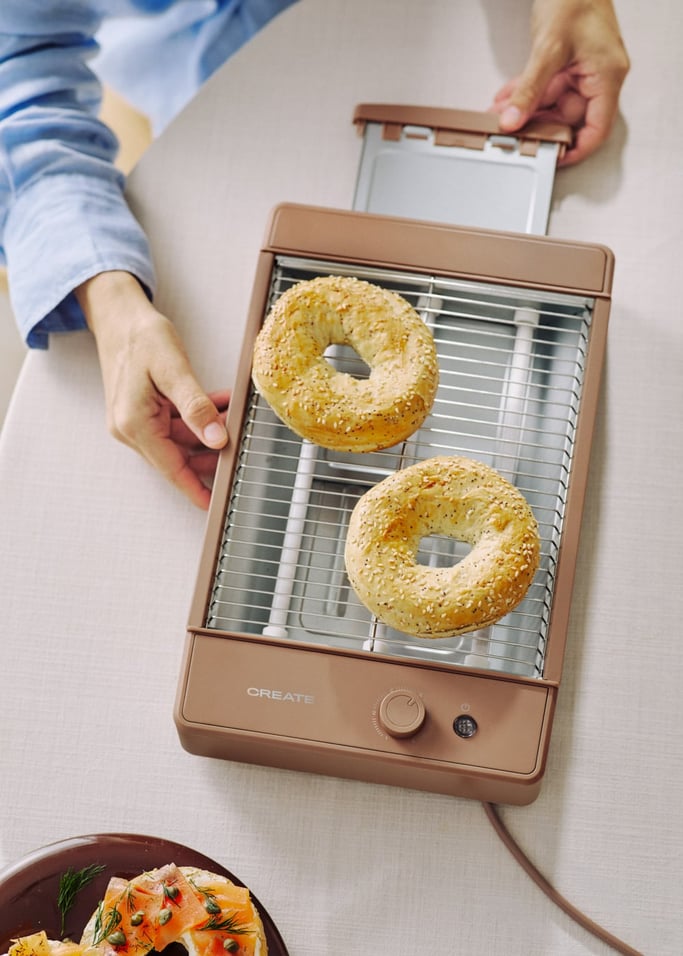 TOAST STUDIO FLAT - Tostapane orizzontale in acciaio inox con 3 resistenze, Immagine di galleria 3