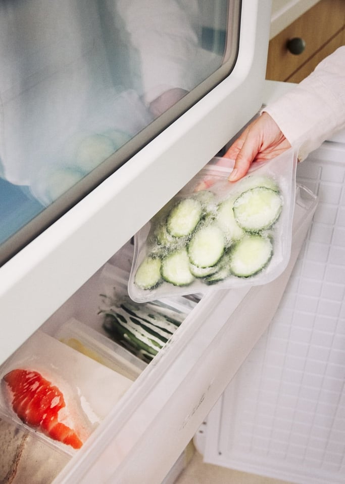 FRIDGE RETRO KNOCK KNOCK 401L - Bussa alla porta per vedere l'interno senza aprire il frigorifero, Immagine di galleria 11