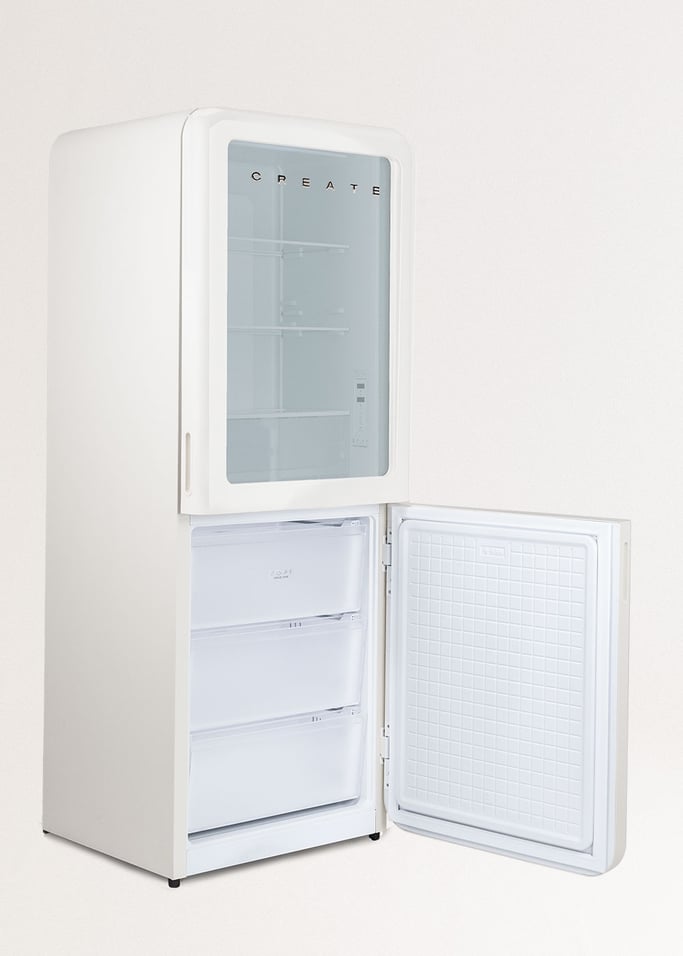 FRIDGE RETRO KNOCK KNOCK 401L - Bussa alla porta per vedere l'interno senza aprire il frigorifero, Immagine di galleria 19