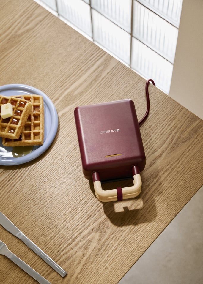 STONE STUDIO - Tostiera per panini, grill e waffle con piastre intercambiabili, Immagine di galleria 1
