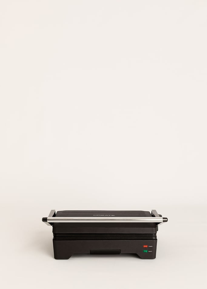 STONE GRILL EASY - Grill e piastra per panini multifunzione da 1600 W apribile, Immagine di galleria 7