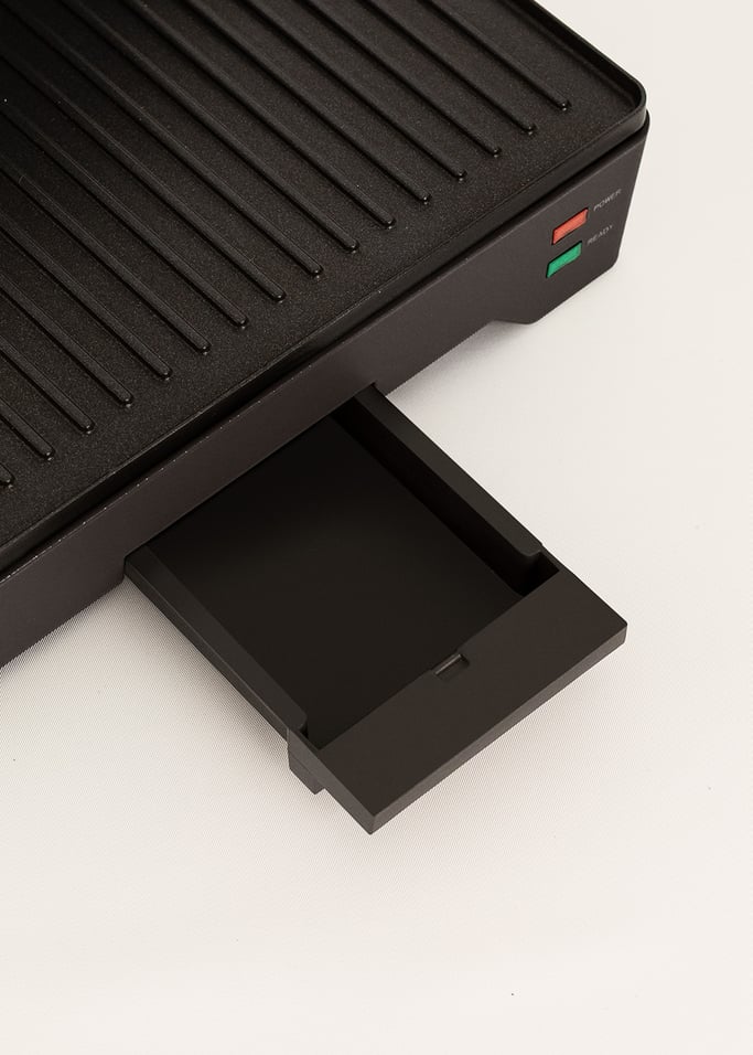 STONE GRILL EASY - Grill e piastra per panini multifunzione da 1600 W apribile, Immagine di galleria 11