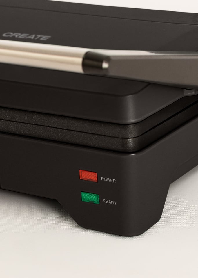 STONE GRILL EASY - Grill e piastra per panini multifunzione da 1600 W apribile, Immagine di galleria 13