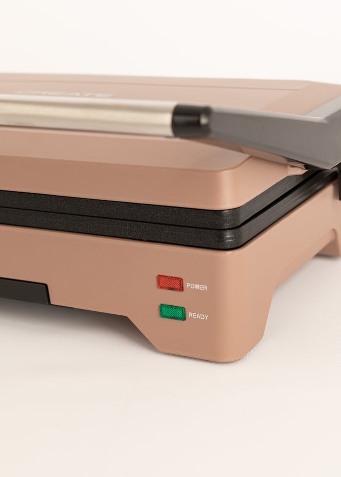 STONE GRILL EASY - Grill e piastra per panini multifunzione da 1600 W apribile, Immagine di galleria 10