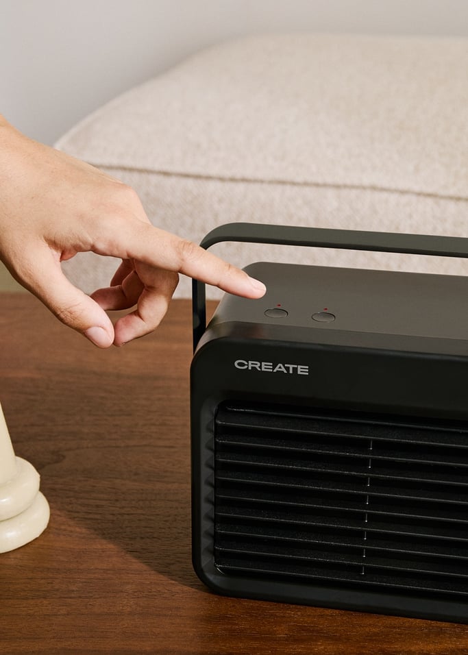 WARM BOX MOTION - Termoventilatore ceramico da 800 W con sensore di movimento, Immagine di galleria 2